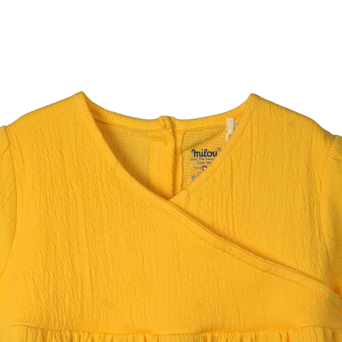 Milou Girls Wrap Neck A-Line Dress