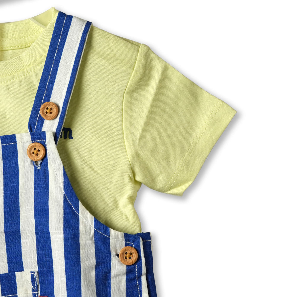 Milou Boys Dungaree With Tee