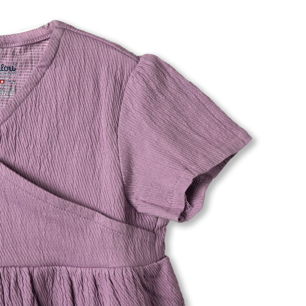Milou Girls Wrap Neck A-Line Dress