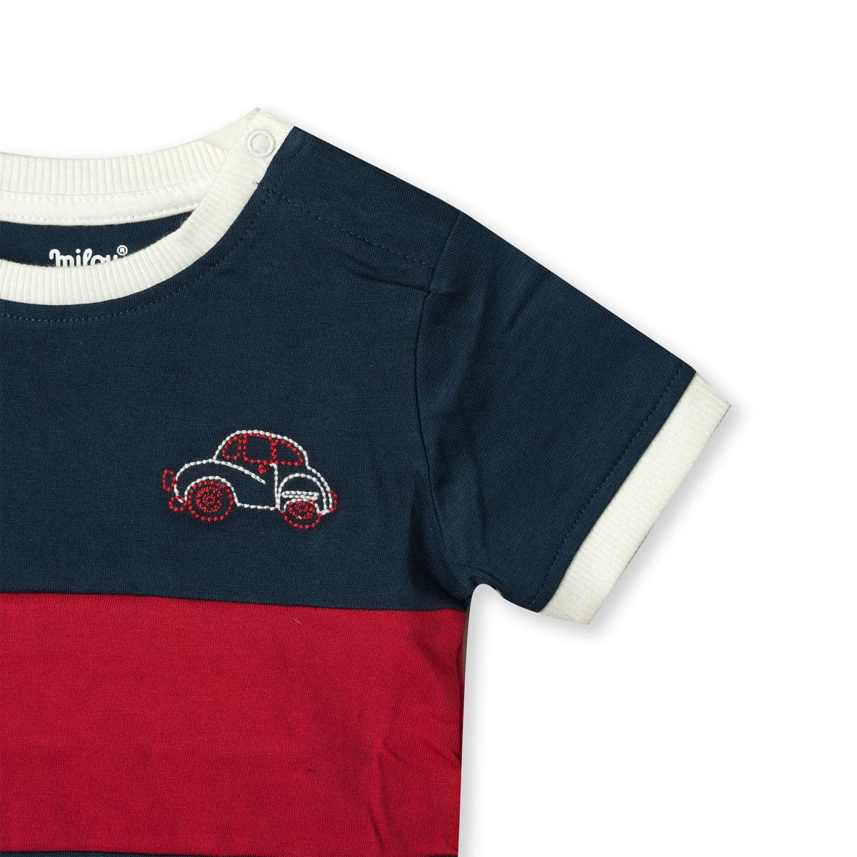 Milou Boys Cut & Sew S/S T-Shirt