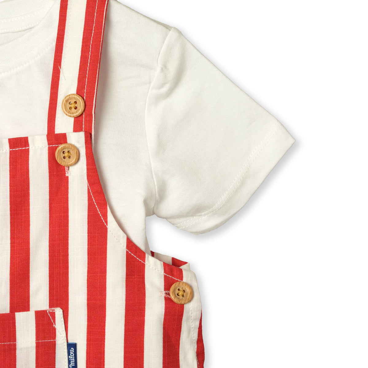 Milou Boys Dungaree With Tee