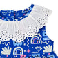Milou Girls Peter Pan Collar A-Line Dress