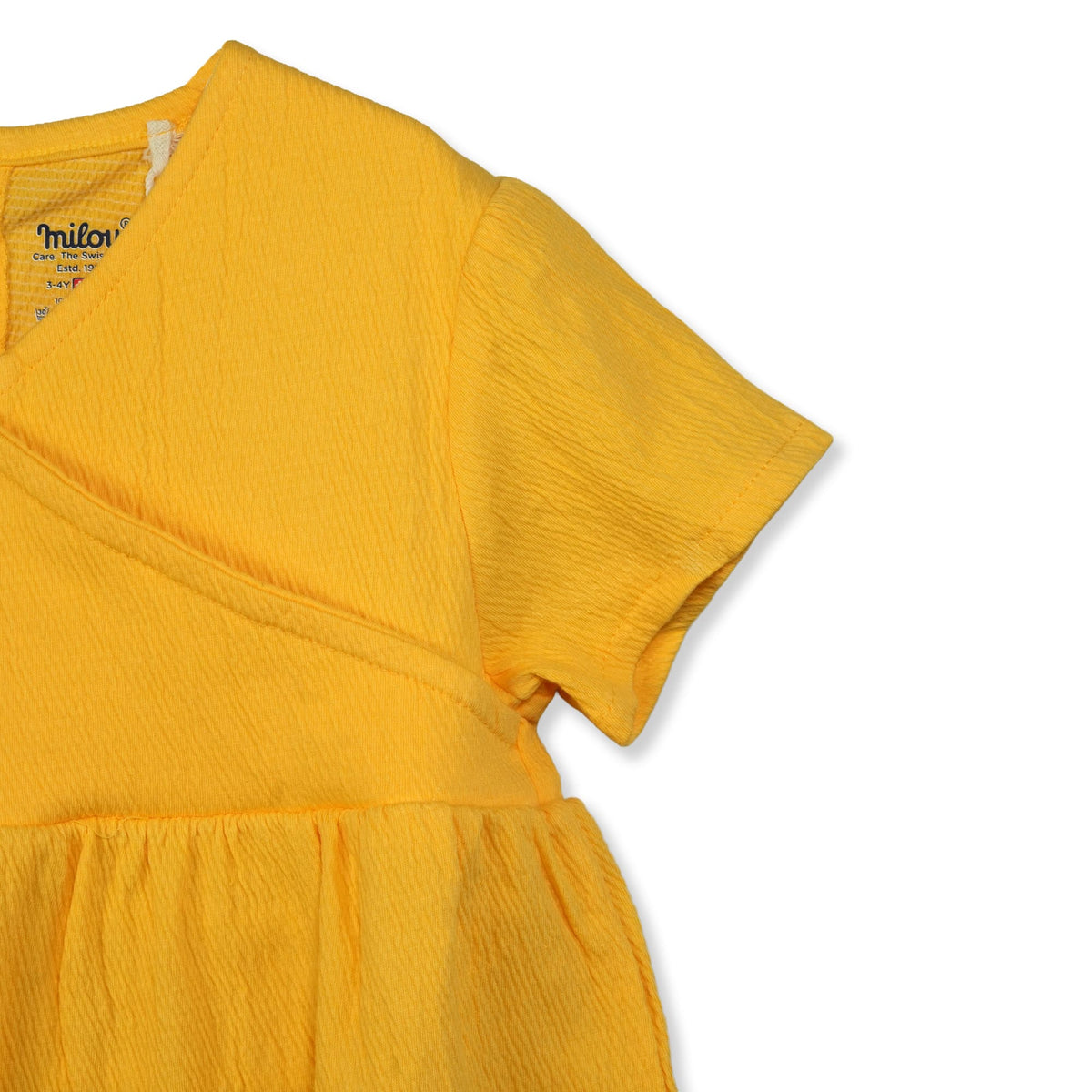 Milou Girls Wrap Neck A-Line Dress