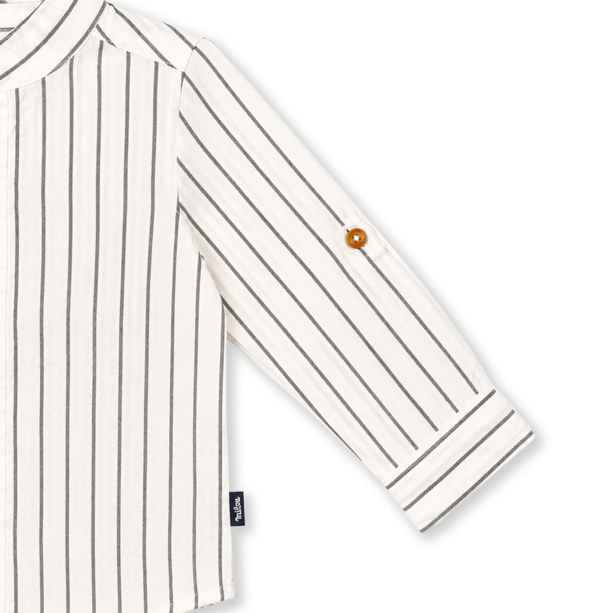 Milou Boys Band Collar L/S Shirt