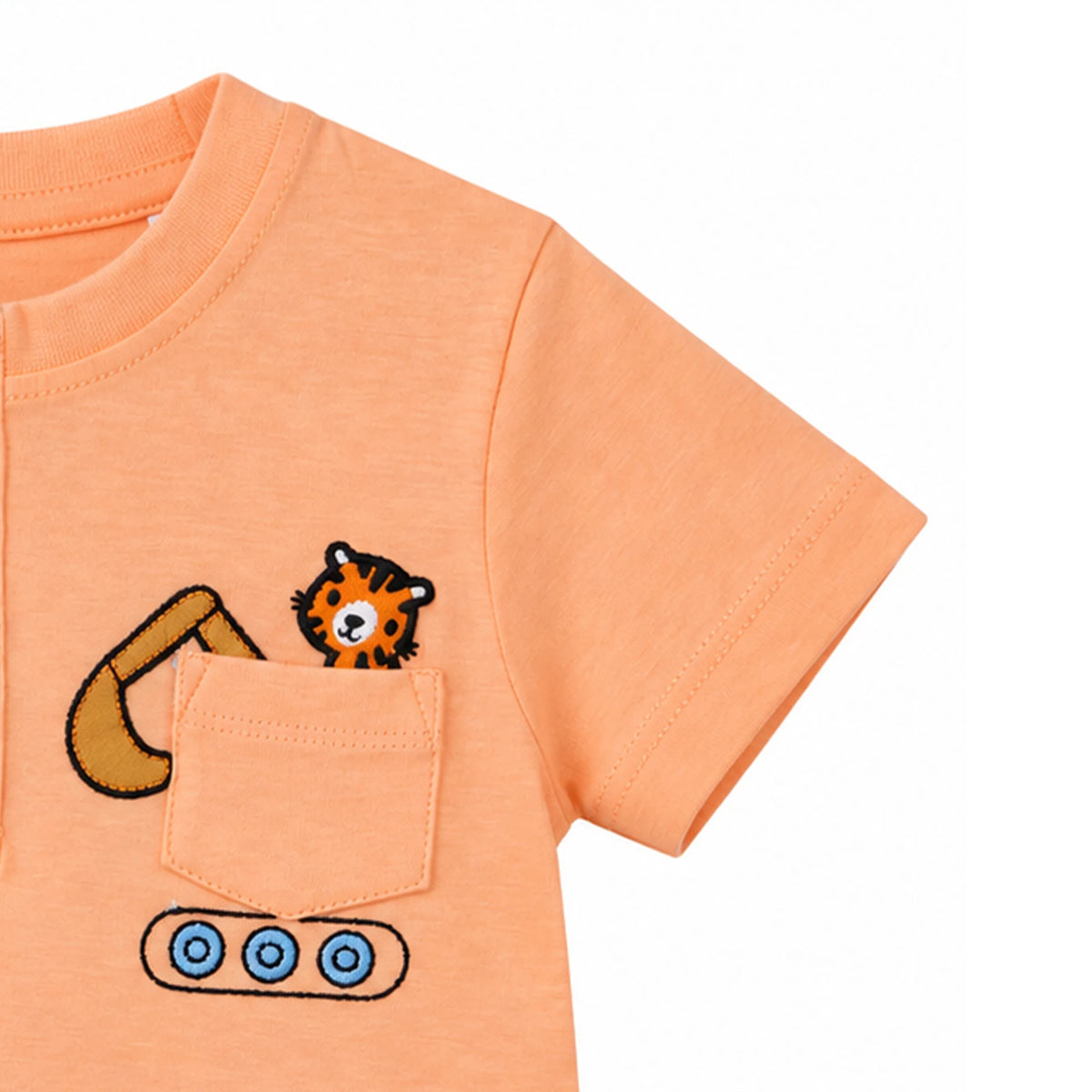 Milou Boys Henley Neck S/S T-Shirt