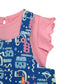 Milou Girls Pinafore and T-Shirt Set