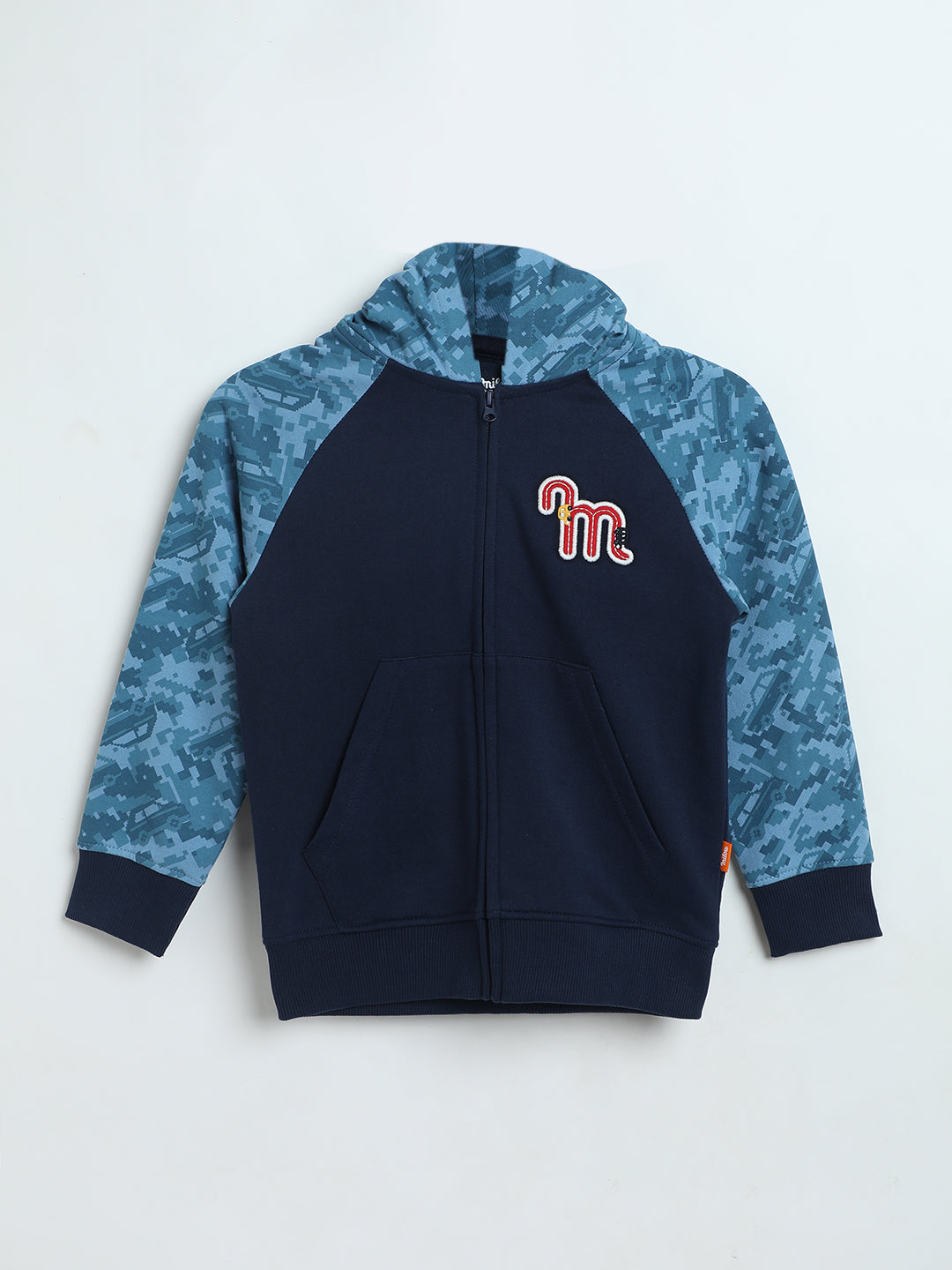 Milou Boys Sweatshirt Indigo Blue Graphic Print