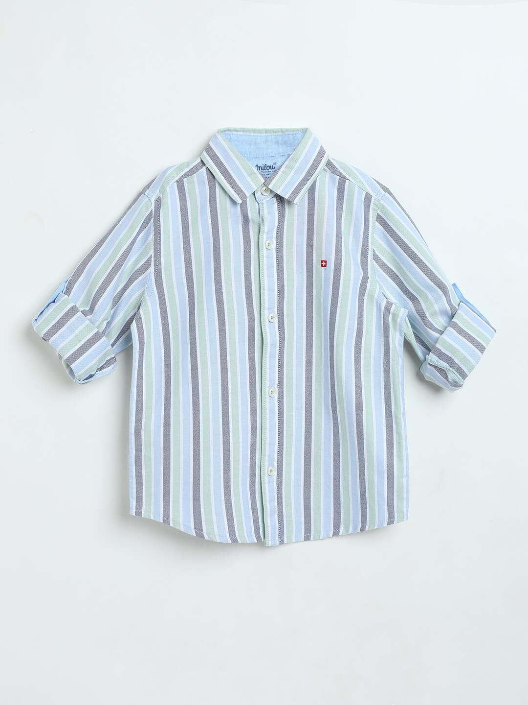 Milou Boys Classic Striped Long-Sleeve Shirt