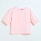 Milou Baby Girls Pink Cotton Top
