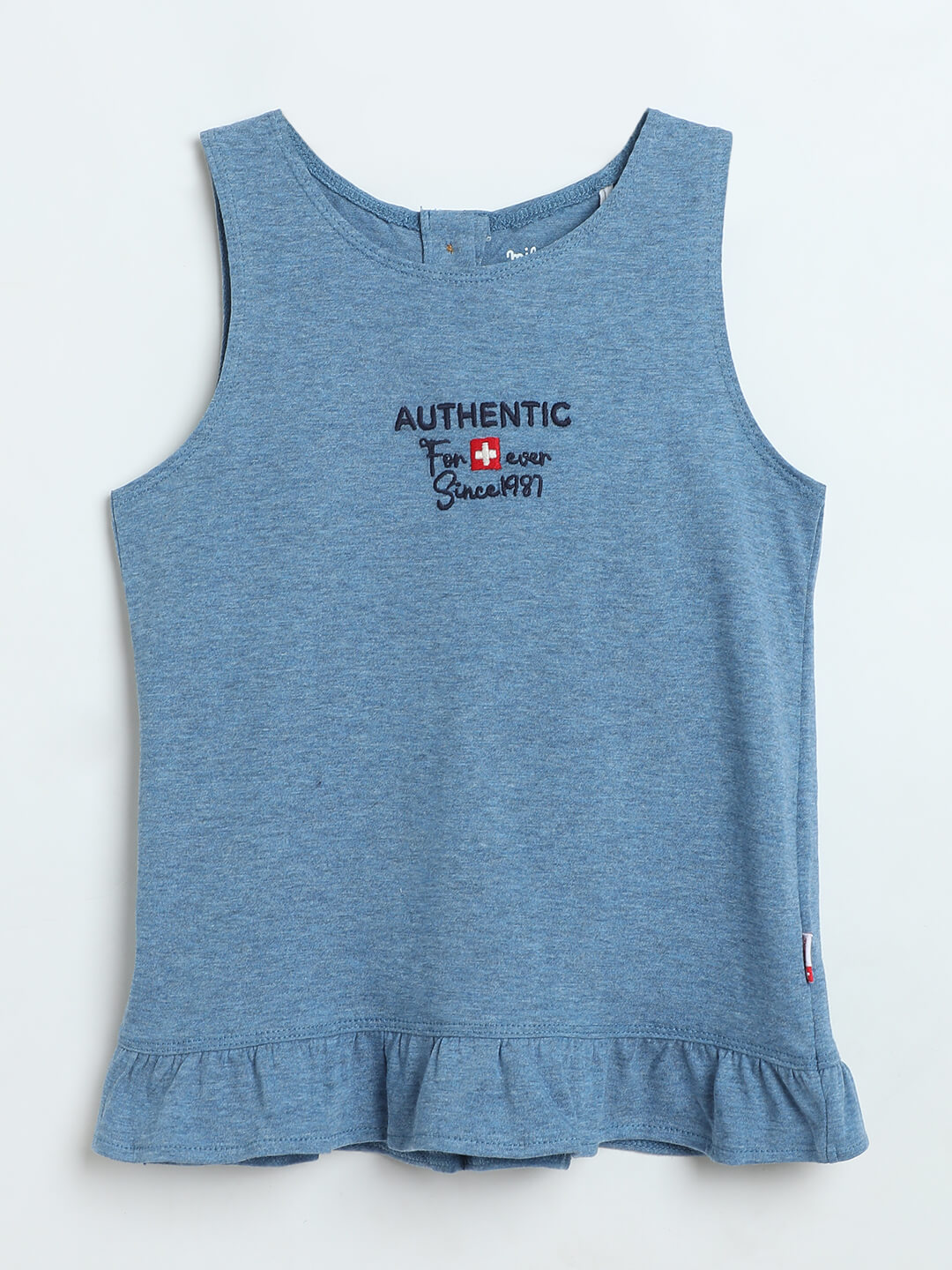 Milou Girls Pure Cotton Sleeveless Top