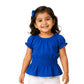 Milou Girls Cap-Sleeve Top