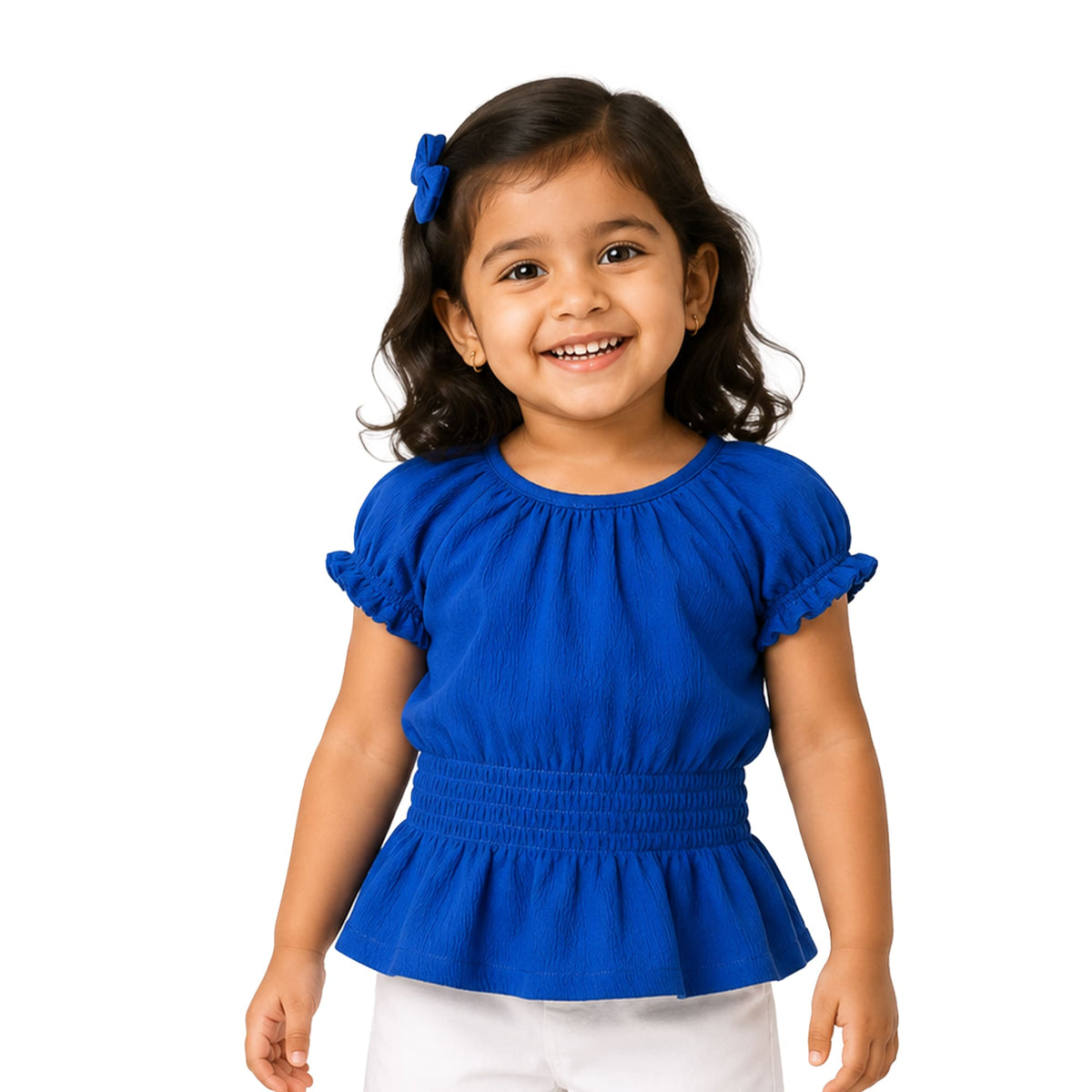 Milou Girls Cap-Sleeve Top