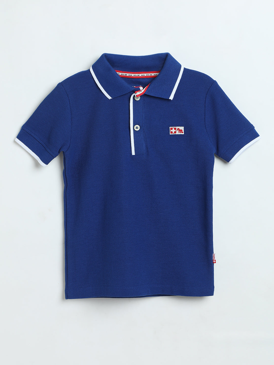 Boys Electric Indigo Piqué Polo T-Shirt | Kids Classic Polo