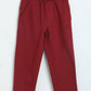 Milou Boys Maroon Loopknit Pants