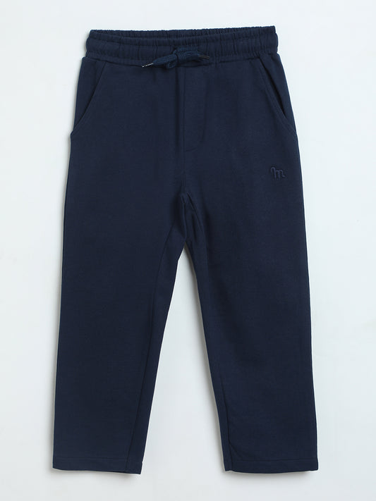 Milou Boys Navy Loopknit Pants