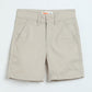 Milou Boys Ecru Twill Shorts