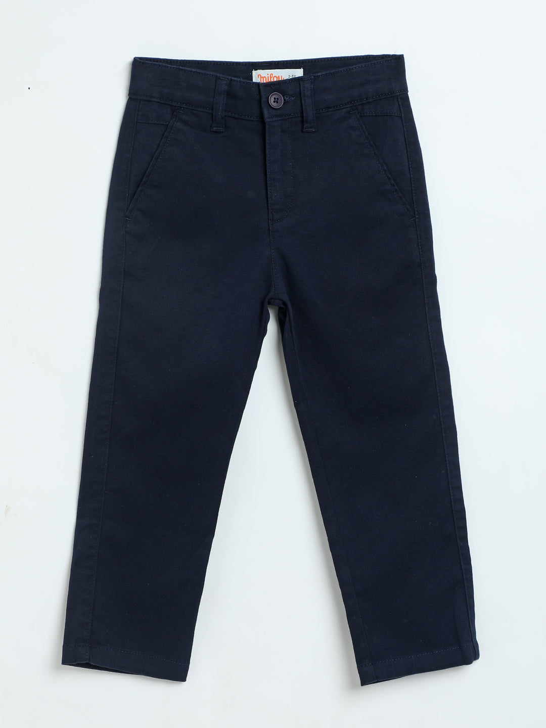 Milou Boys Navy Poplin Trousers