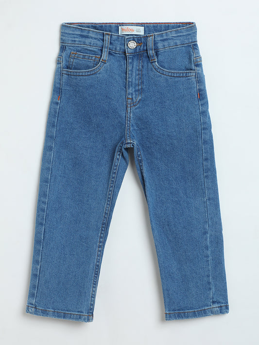 Boys Light Blue Cotton Denim Jeans | Baby & Toddler Everyday Pants