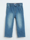 Boys Light Blue Stretch Denim Jeans | Cotton Baby & Toddler Pants