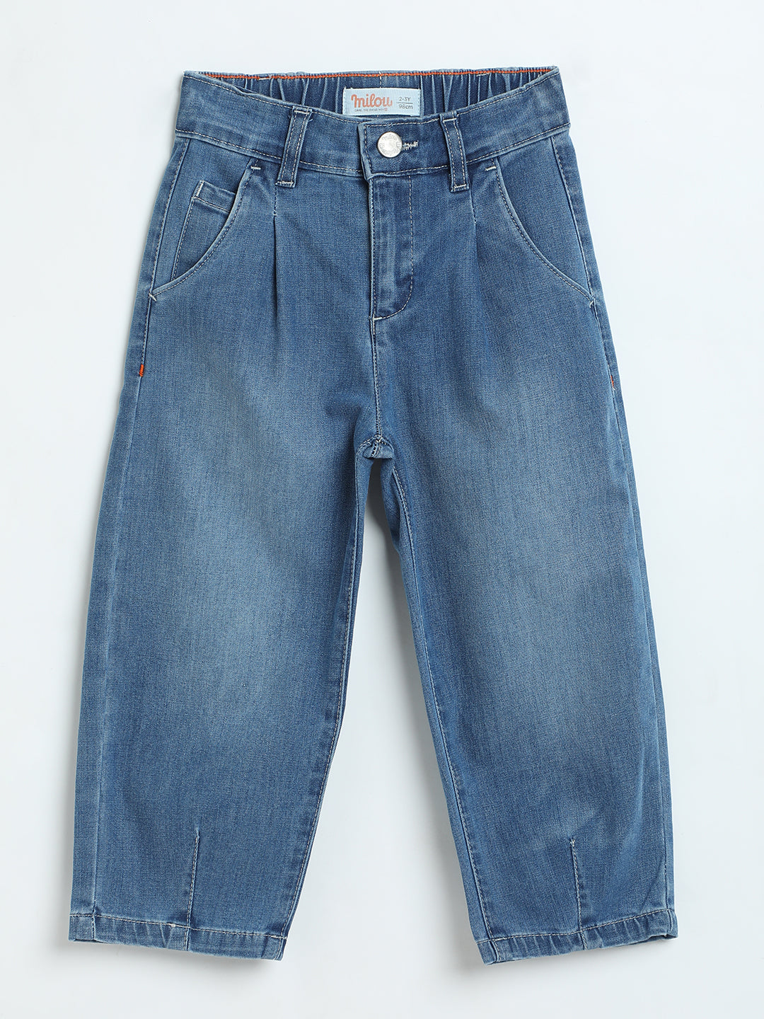 Milou Girls Light Blue Denim Pants