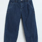 Milou Girls Straight-Leg Denim Pants Blue