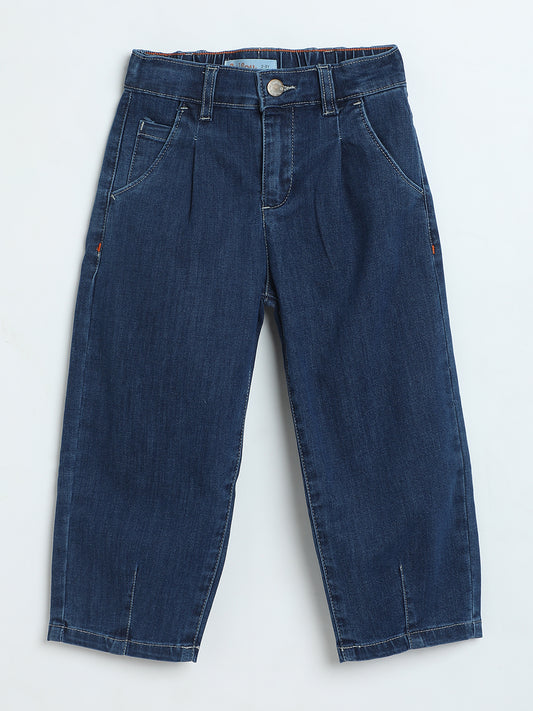Girls Straight-Leg Denim Pants | Soft Cotton Kids Jeans | Milou