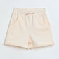 Milou Girls Candy Pink Loopknit Shorts