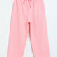 Milou Girls Pink Loopknit Trousers