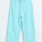 Milou Girls Turquoise Loopknit Sweatpants