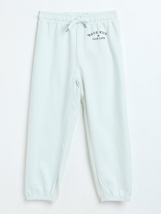 Milou Girls Country Air Loopknit Joggers White