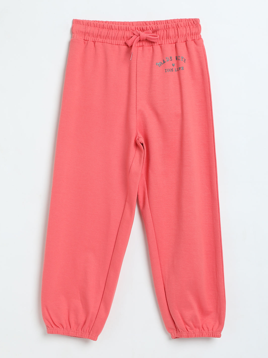 Milou Girls Faded Rose Loopknit Sweat Joggers