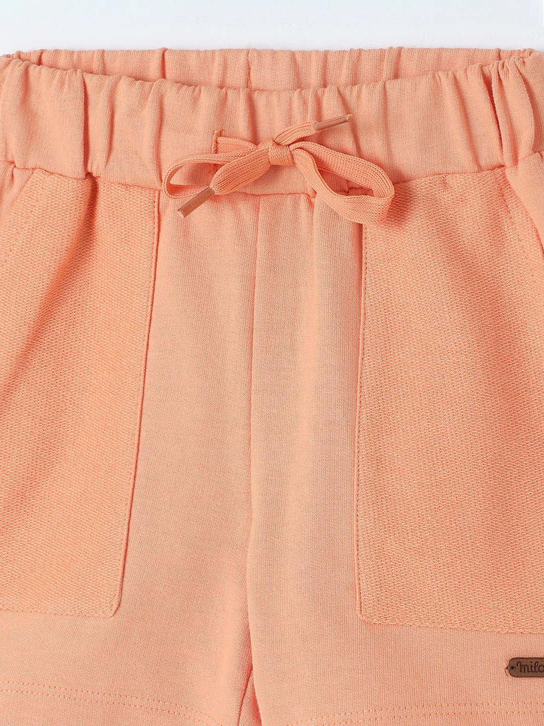 Baby Cotton Shorts | Apricot Adjustable Waist Shorts | Milou Kids - Milou - Care. The Swiss WayShorts