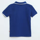 Boys Electric Indigo Piqué Polo T-Shirt | Kids Classic Polo - Milou - Care. The Swiss WayPolo