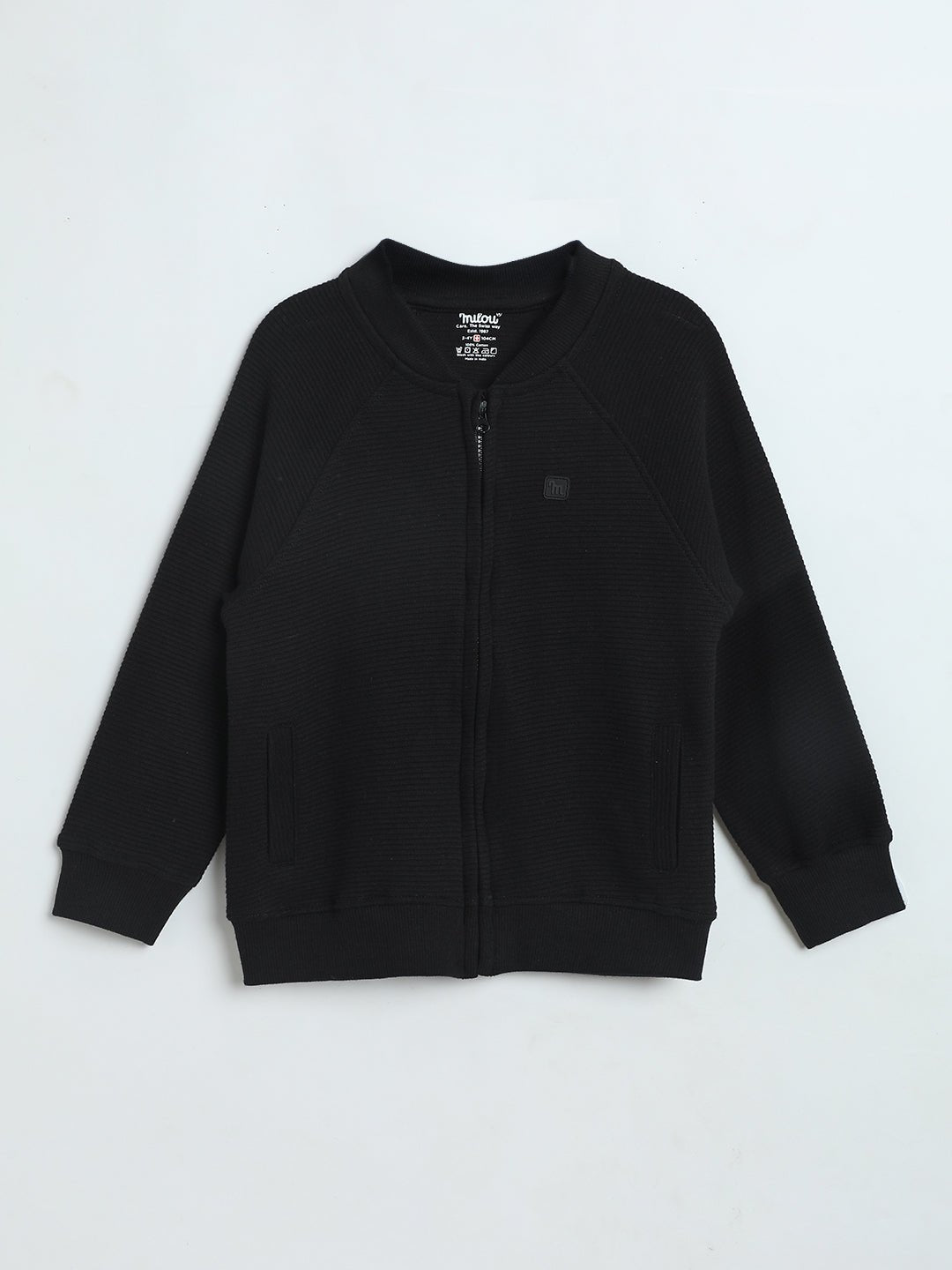Boys Front-Open Sweatshirt - Milou - Care. The Swiss WaySweatshirt & Jackets