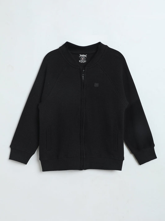 Boys Front-Open Sweatshirt - Milou - Care. The Swiss WaySweatshirt & Jackets