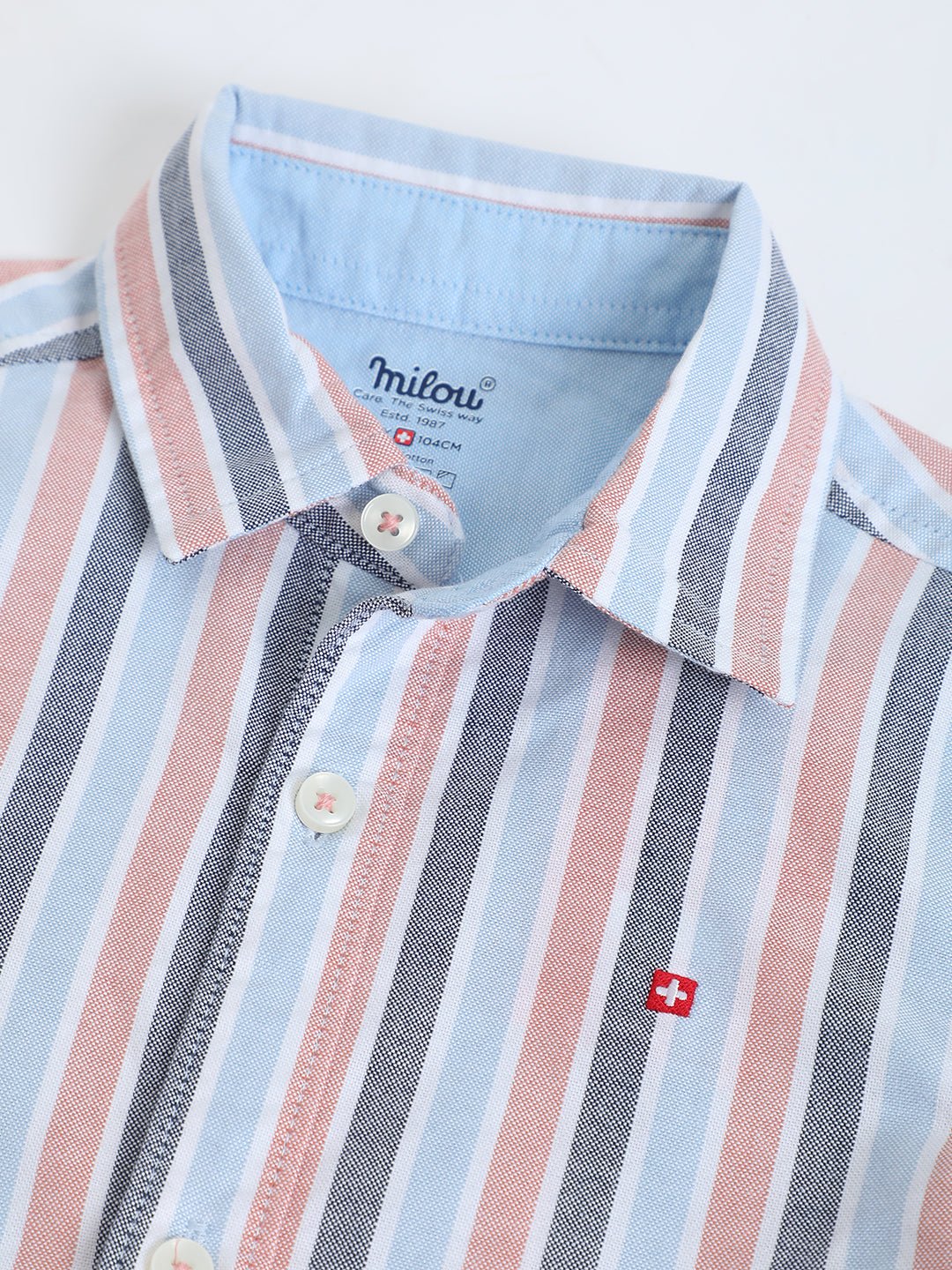 Boys Regular Collar Shirts - Milou - Care. The Swiss WayShirt