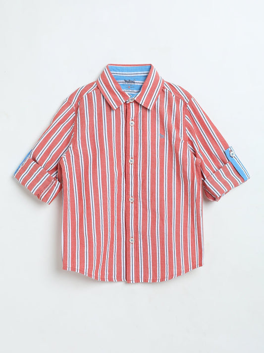 Boys Regular Collar Shirts - Milou - Care. The Swiss WayShirt