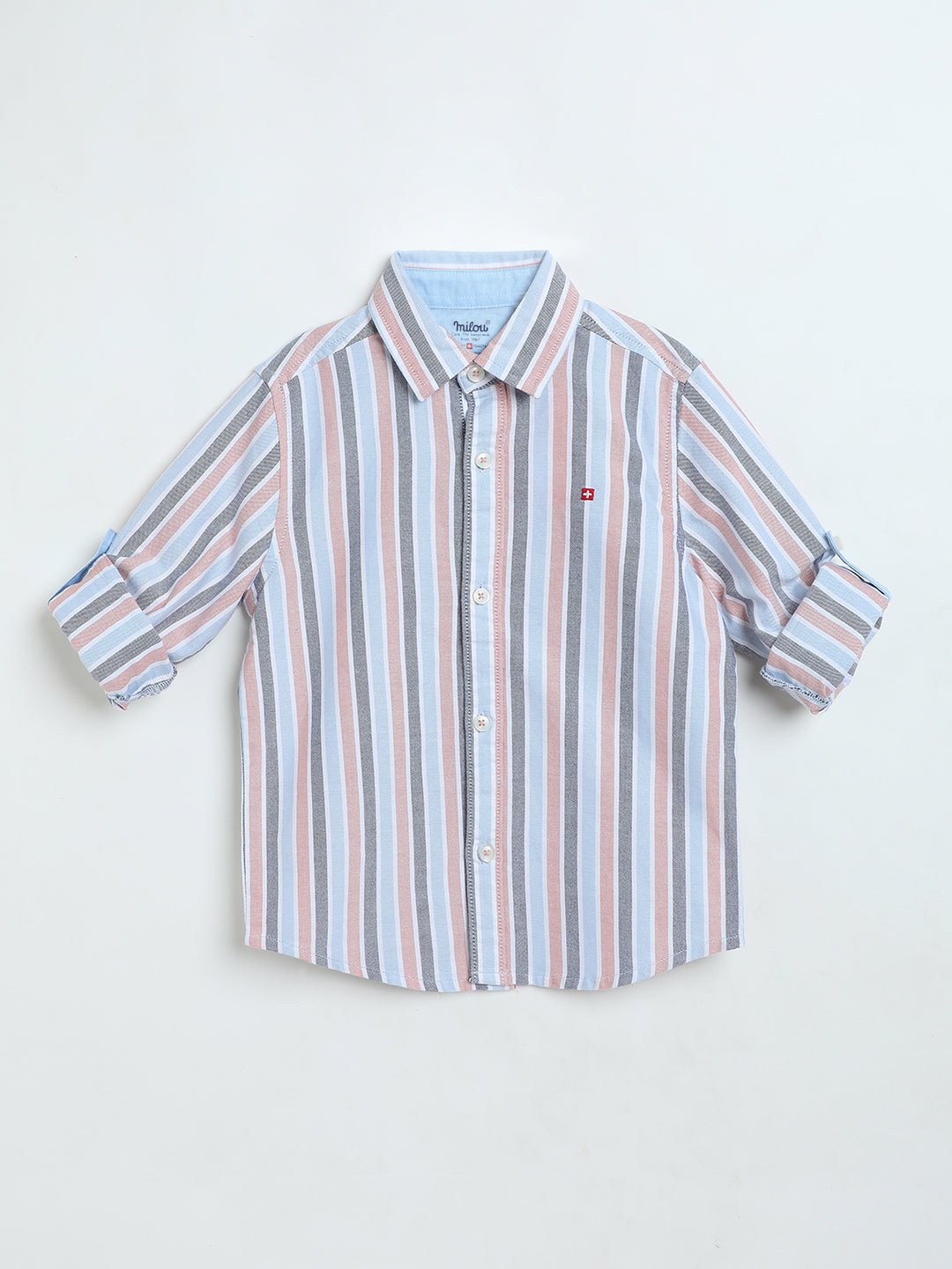 Boys Regular Collar Shirts - Milou - Care. The Swiss WayShirt