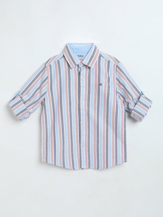 Boys Regular Collar Shirts - Milou - Care. The Swiss WayShirt
