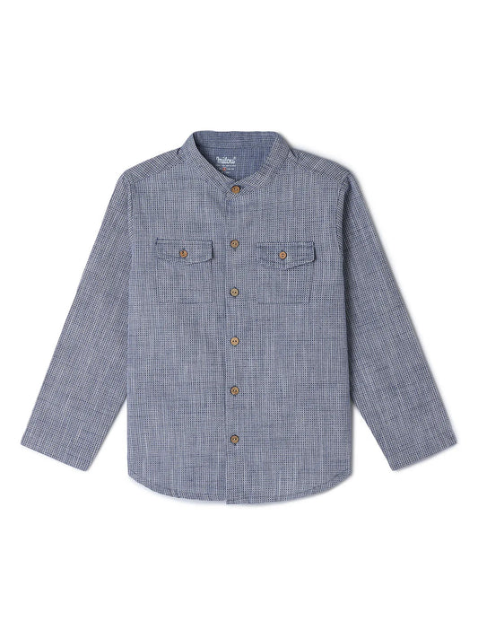Full Sleeve Printed Bio-Washed Shirt - Milou - Care. The Swiss WayShirt