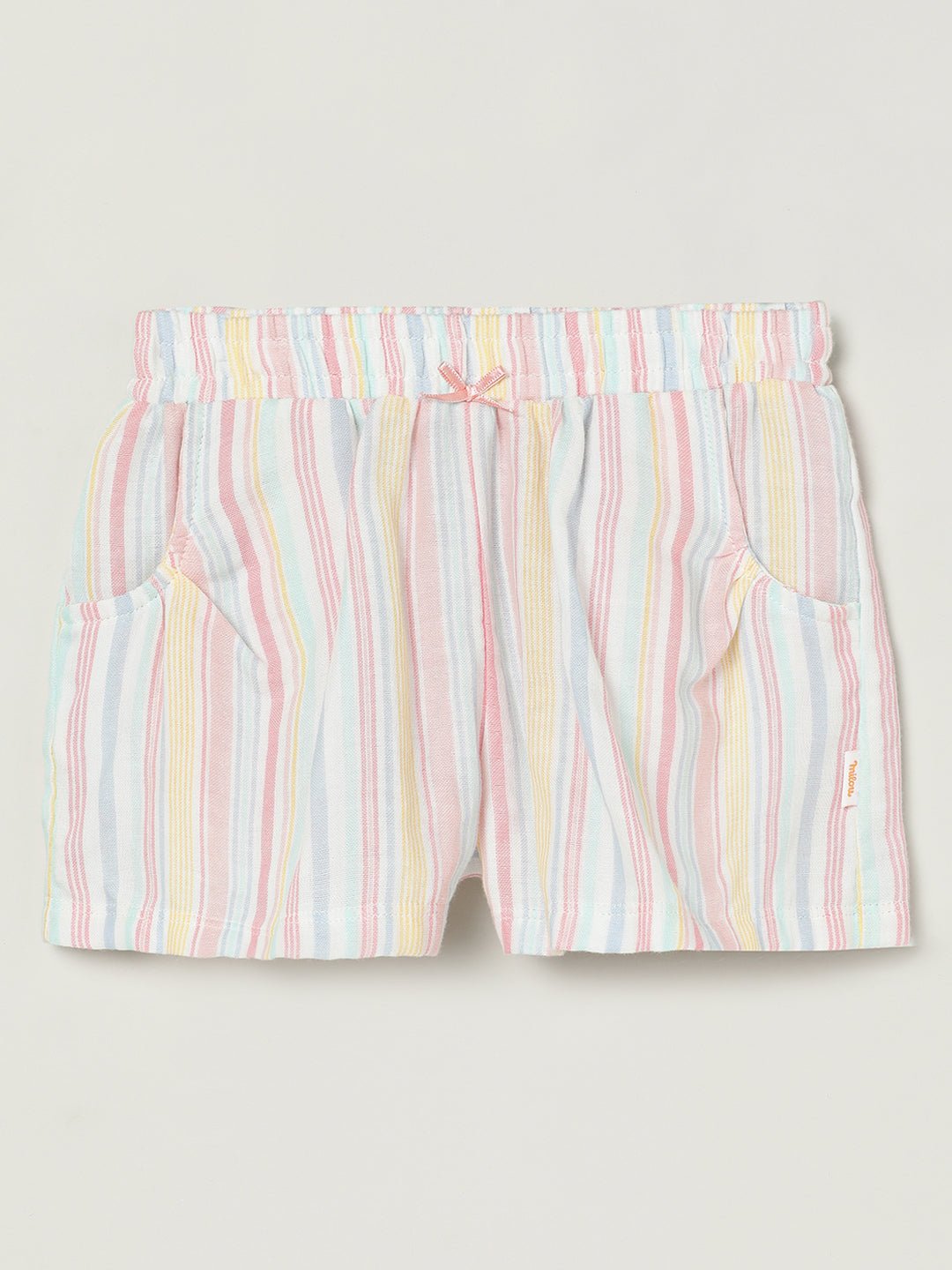 Girls Pastel Stripe Cotton Shorts | Toddler Summer Shorts | Milou Kids - Milou - Care. The Swiss WayShorts