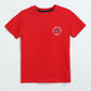 Kids Crimson T-Shirt | Boys Cotton Graphic Tee | Milou Kids - Milou - Care. The Swiss WayT-Shirt