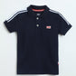 Kids Navy Polo T-Shirt | Boys Cotton Piqué Polo | Milou Kids - Milou - Care. The Swiss WayPolo