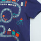 Milou Baby Boys Graphic T-Shirt Road Print Navy Blue - Milou - Care. The Swiss WayT-Shirt
