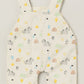 Milou Baby Boys Printed Dungaree White Animal Print - Milou - Care. The Swiss WayDungree