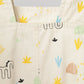 Milou Baby Boys Printed Dungaree White Animal Print - Milou - Care. The Swiss WayDungree