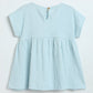 Milou Baby Girls Blue Cotton Dress - Milou - Care. The Swiss WayDress
