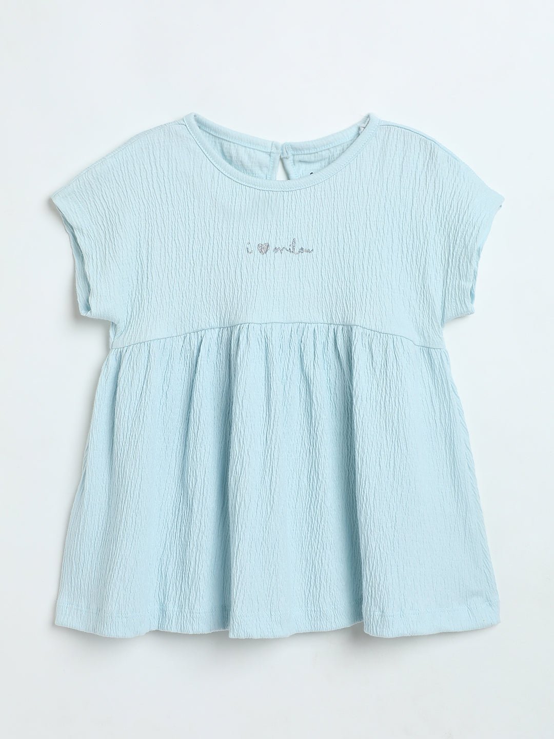 Milou Baby Girls Blue Cotton Dress - Milou - Care. The Swiss WayDress
