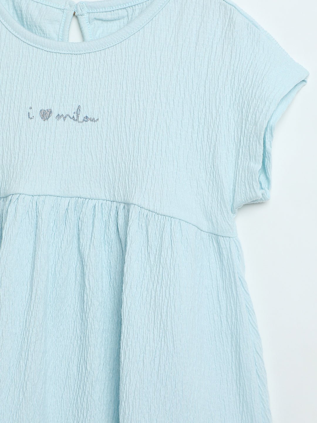 Milou Baby Girls Blue Cotton Dress - Milou - Care. The Swiss WayDress