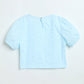 Milou Baby Girls Blue Cotton Top - Milou - Care. The Swiss WayTops & T-shirts